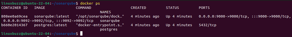 Проверка-SonarQube-Postgres-Containers-Ubuntu-22-04