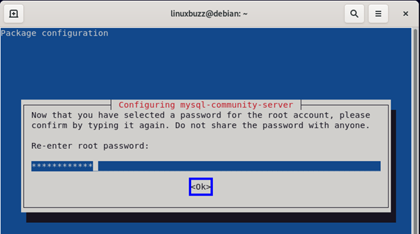Подтверждение-MySQL-Root-Пароль-Debian