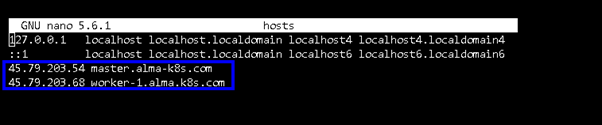 Kubernetes-Master-Worker-Nodes-Entries-Host-File