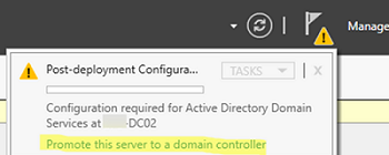 Продвижение Windows Server в контроллер домена