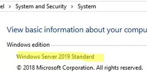 понижение версии windows server 2019 datacenter до стандартной