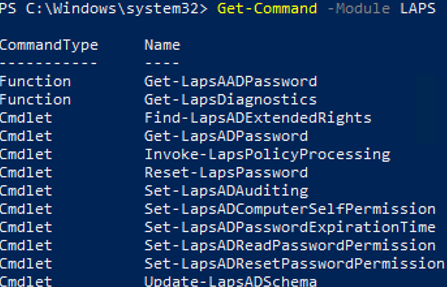 модуль laps powershell