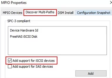 discover multi-paths: Добавьте поддержку устройств SAS и iSCSI 