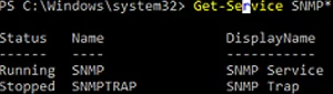 служба snmptrap в windows