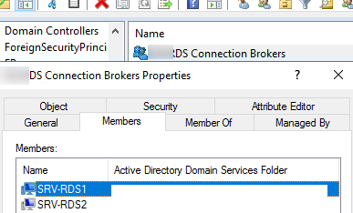 rd_conneciton_broker группа безопасности в active directory