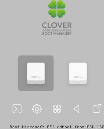 запуск загрузчика windows efi из менеджера загрузки clover