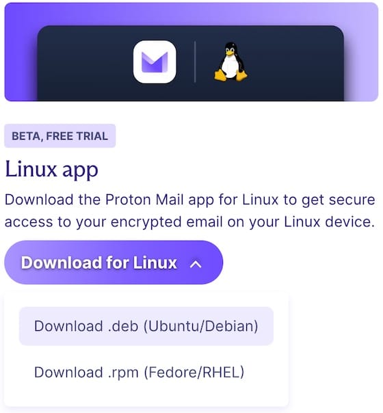 Установите Proton Mail на Ubuntu 24.04.