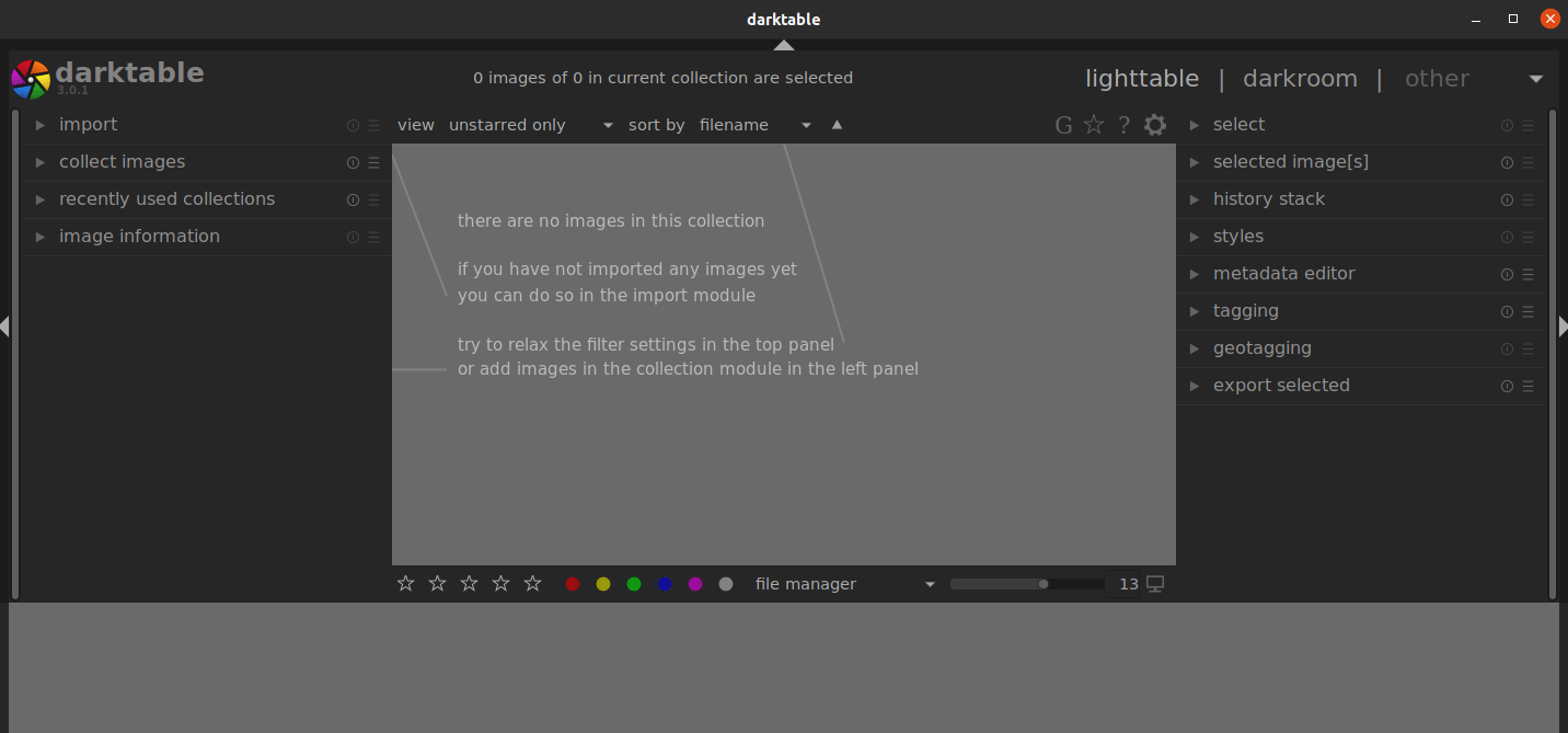 Установите Darktable в Ubuntu 24.04.