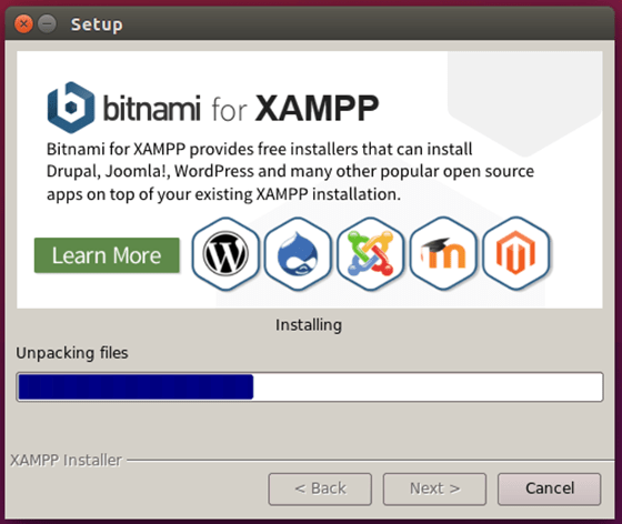 Установите XAMPP в Ubuntu 24.04.