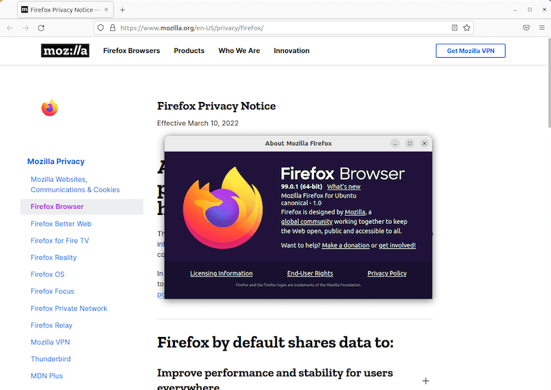 Установите Firefox на Ubuntu 24.04 LTS Noble Numbat