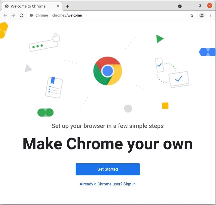 Установите Google Chrome на Ubuntu 24.04 LTS Noble Numbat