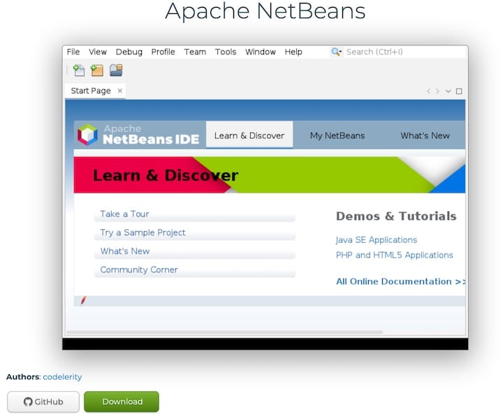 Установите Apache NetBeans в Ubuntu 24.04.