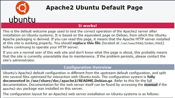 Установите Apache на Ubuntu 24.04.