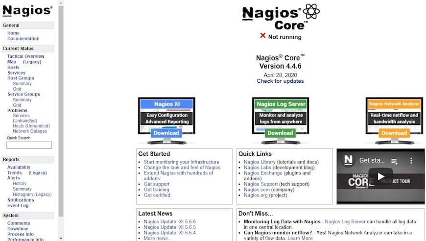 Установите Nagios на Ubuntu 24.04 LTS Noble Numbat