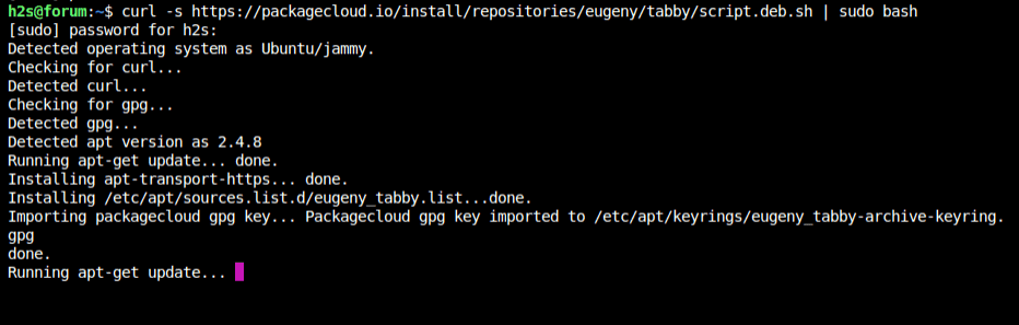 Как установить Tabby Terminal на Ubuntu 24.04 или 22.04 Linux — UNIXS.RU