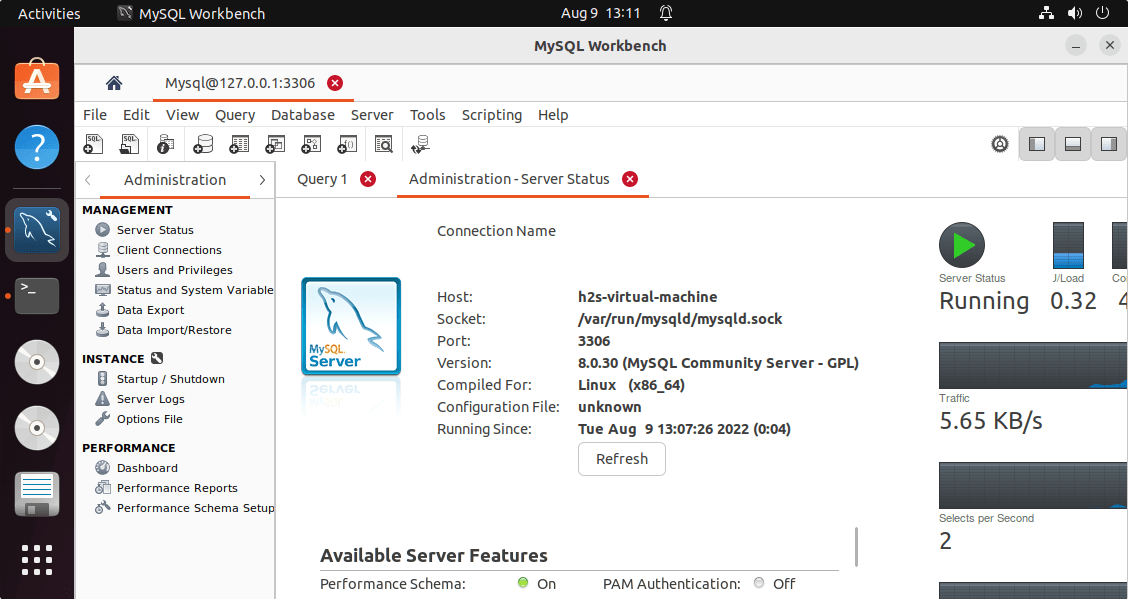 Установка MySQL Workbench на Ubuntu 22.04 Linux