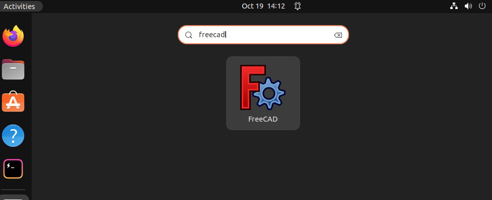 запуск freeCAD в системах Linux