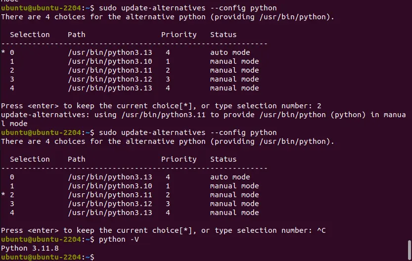 How Ru 22 Установите Python 3.13, 3.12 или 3.11 на Ubuntu 24.04, 22.04 или 20.4 ...