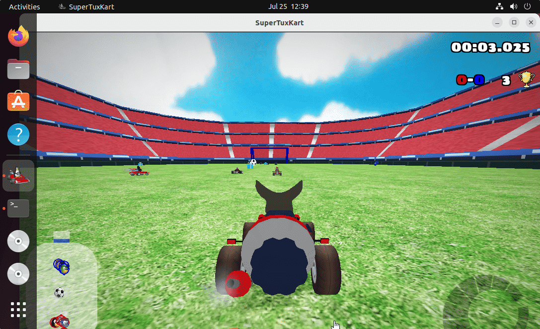Установка игры SuperTuxCart на Ubuntu 22.04 LTS