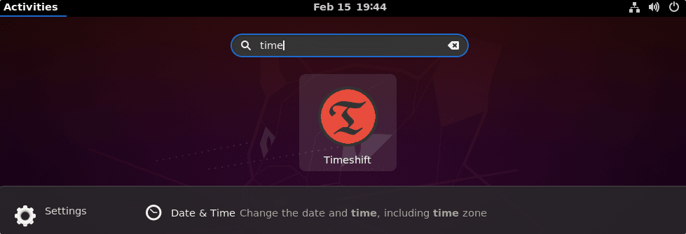 Запуск TimeShift на Ubuntu 22.04 Linux