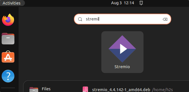 Запуск приложения Stremion на Ubuntu