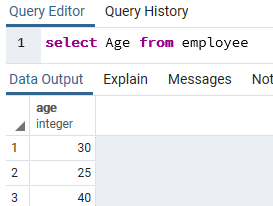 выполнить sql select запрос в postgresql