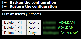 Синхронизация Active Directory через пользователей LDAP в multiOTP 