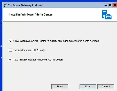 установить windows admin center на hyper-v