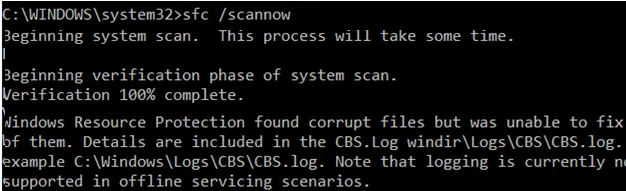 sfc /scannow Защита ресурсов Windows обнаружила поврежденные файлы, но не смогла исправить некоторые из них