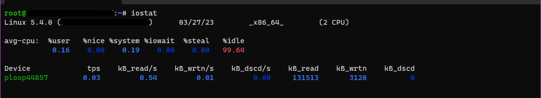 webhi monitor iostat server