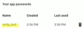 сгенерировать пароль smtp приложения в gmail