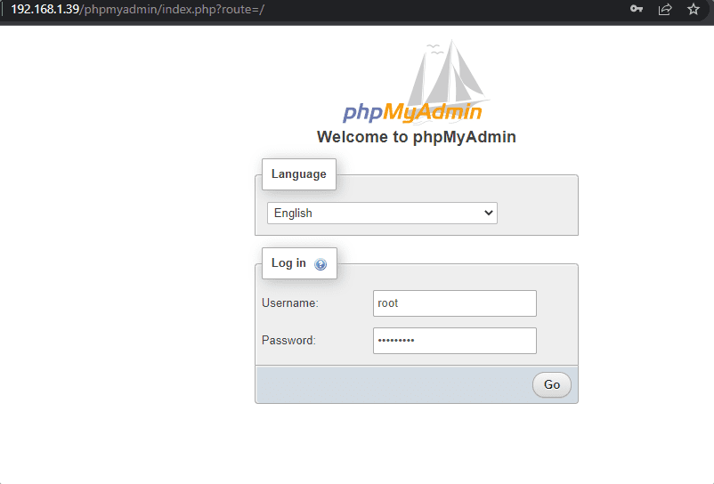 Вход в phpMyAdmin на сервере ubuntu 22.04