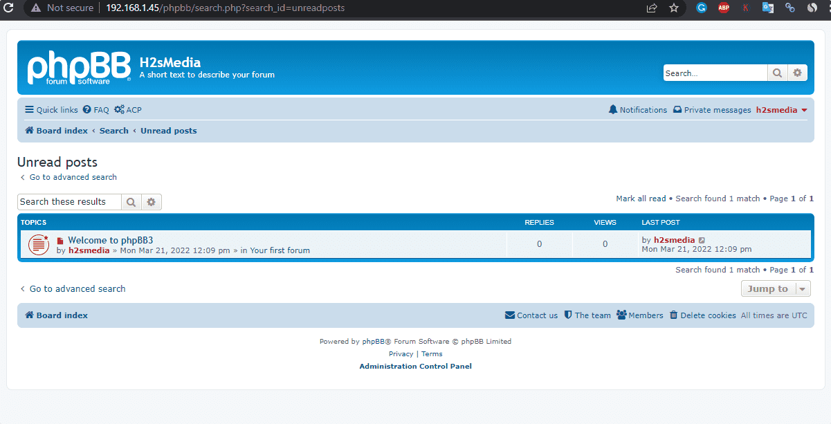 phpBB форум установить Ubuntu 22.04 или 20.04