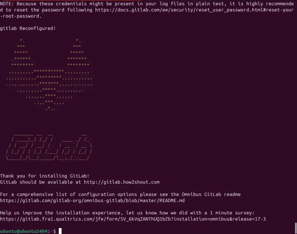 Как установить GitLab на Ubuntu 24.04 или 22.04 LTS Linux — UNIXS.RU