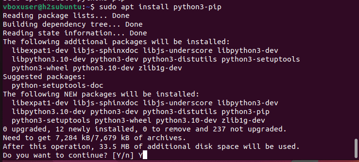 Установка менеджера пакетов PIP в Ubuntu linux Установить PIP Менеджер пакетов Ubuntu linux