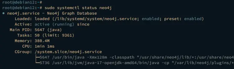 проверка службы neo4j