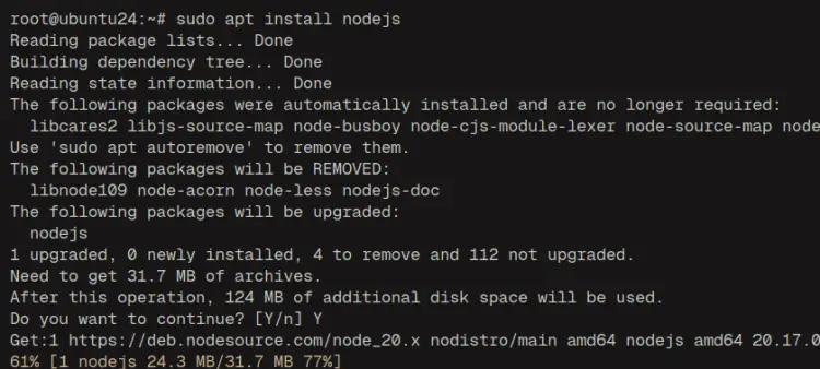 установить nodejs