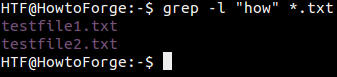 Grep нулевое завершение файла
