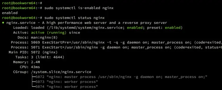 проверить nginx