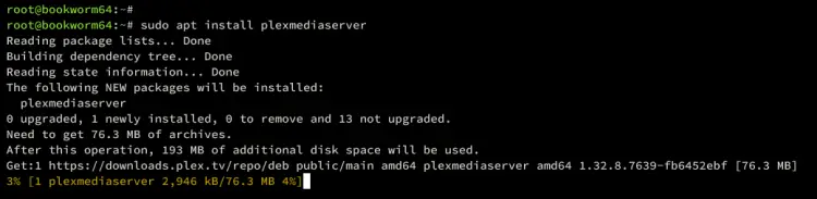 установить plex