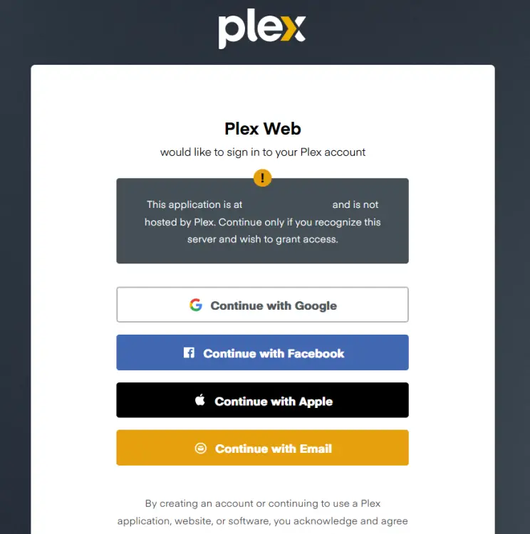 зарегистрировать plex