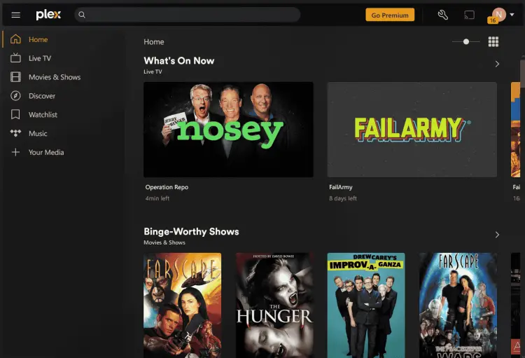 приборная панель plex