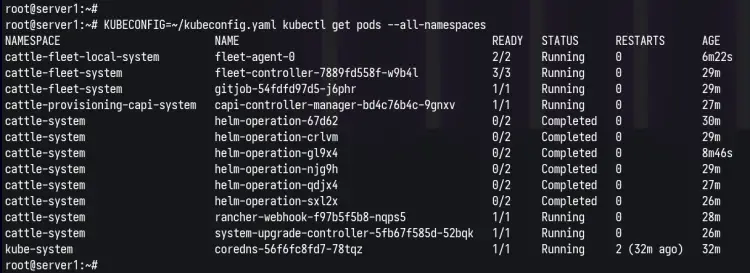 проверка стручков kubernetes через kubectl