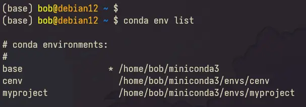 список сред
