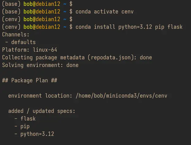 установить flask