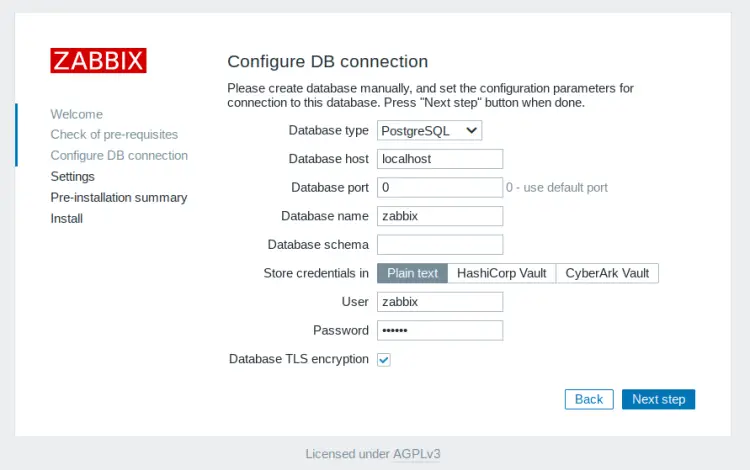 настройка postgresql
