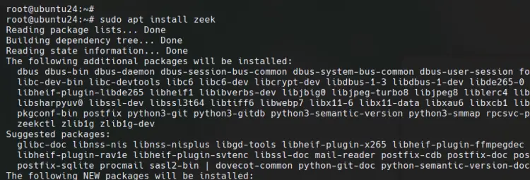 установить zeek