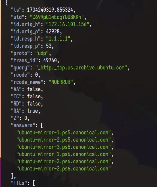 разбор журналов в формате json с помощью jq