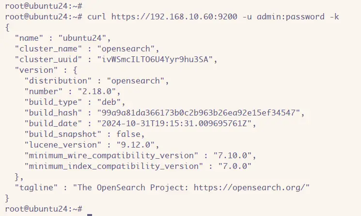 доступ к opensearch