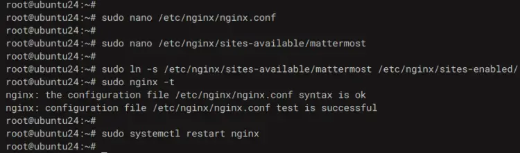 настройка nginx